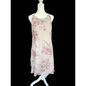 Vintage Ursula of Switzerland Whimsical Floral Dress Sz 6